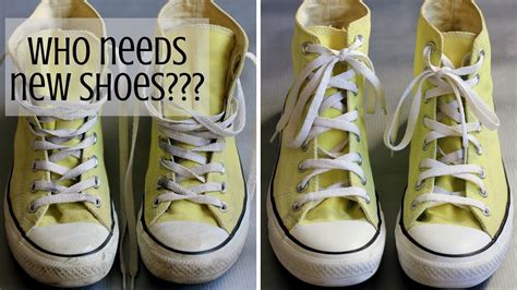 how to clean converse laces.